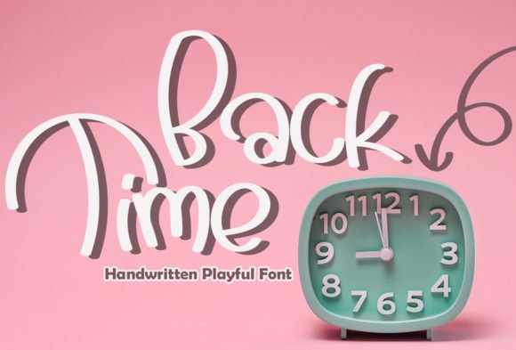 Back Time Font - Featured Image