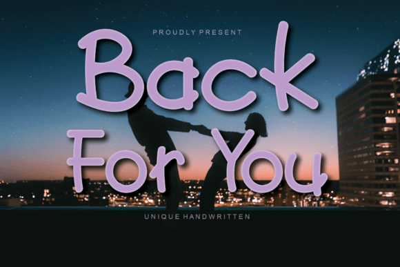 Back for You Font - Featured Image