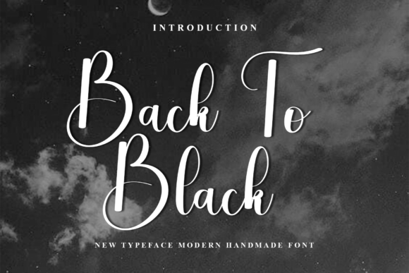 Back to Black Font - Featured Image