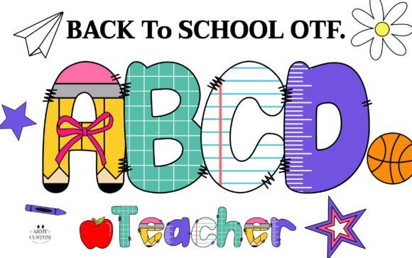 Back to School Army Font - Featured Image