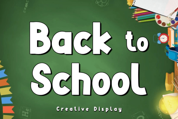 Back to School Font - Featured Image