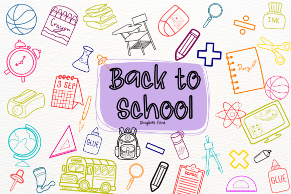 Back to School Font - Featured Image