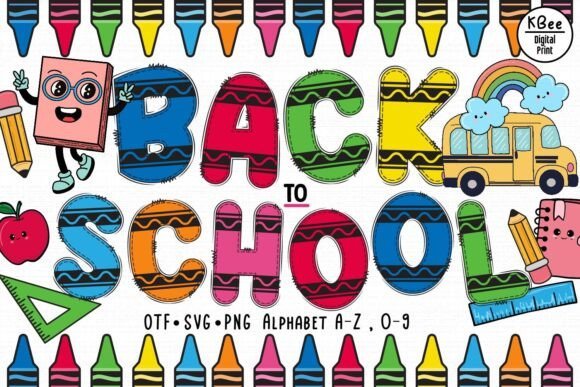 Back to School Font - Featured Image
