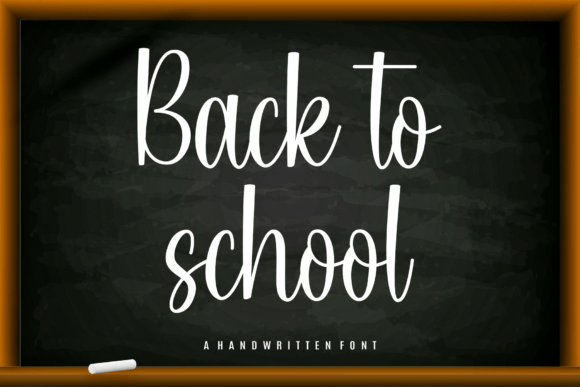 Back to School Font - Featured Image
