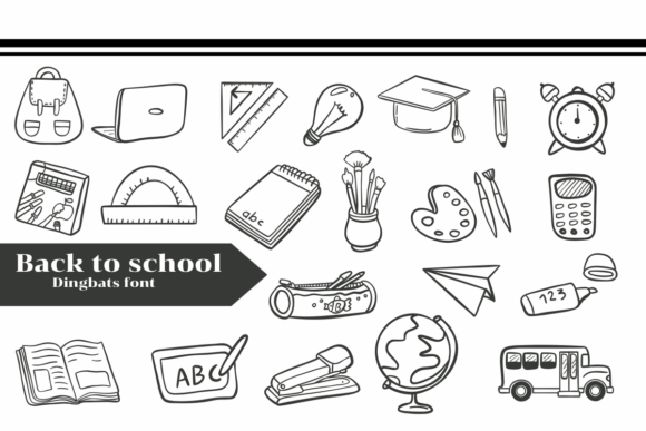 Back to School Font - Featured Image