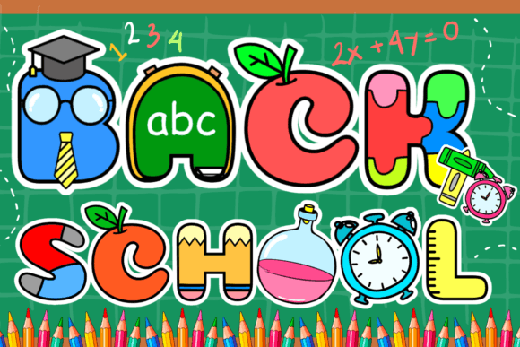 Back to School Font - Featured Image