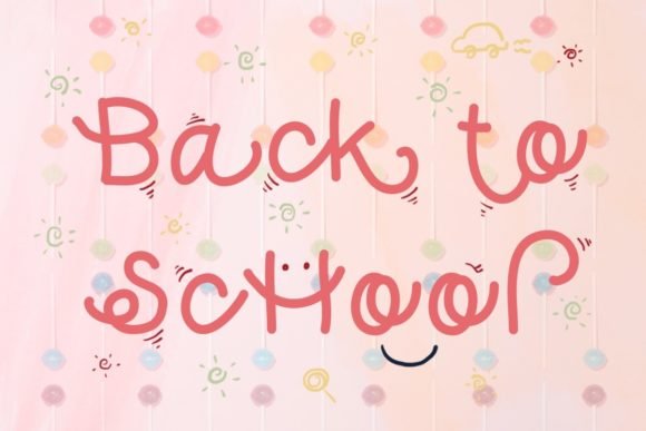 Back to School Font - Featured Image