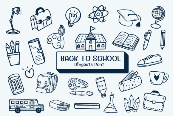 Back to School Font - Featured Image