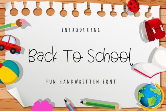 Back to School Font - Featured Image