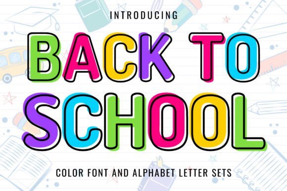 Back to School Font - Featured Image