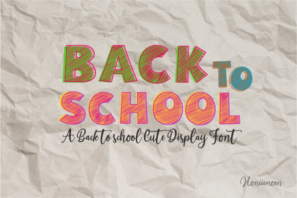 Back to School Font - Featured Image