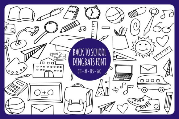 Back to School Font - Featured Image