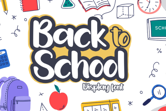 Back to School Font - Featured Image