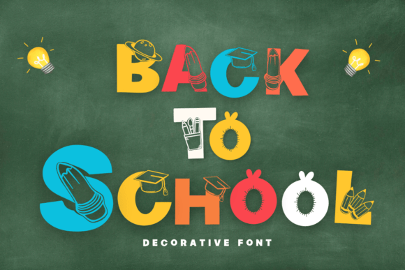 Back to School Font - Featured Image