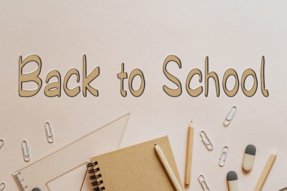 Back to School Font - Featured Image