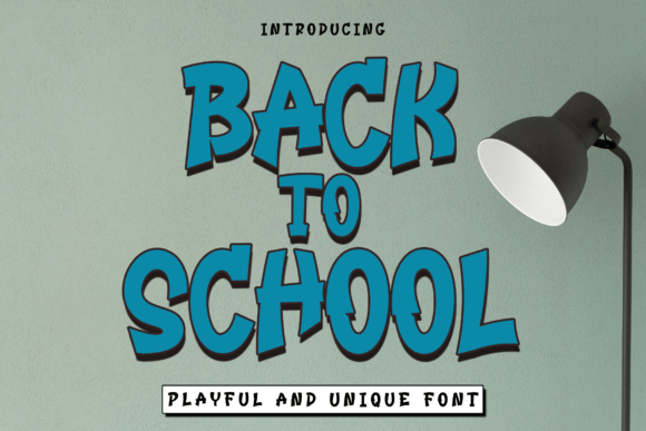 Back to School Font - Featured Image