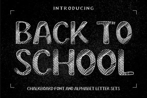 Back to School Font - Featured Image