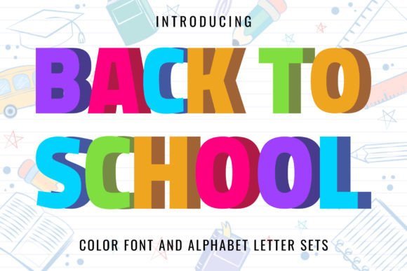 Back to School Font - Featured Image