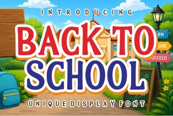 Back to School Font - Featured Image