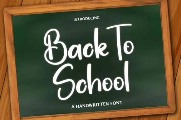Back to School Font - Featured Image