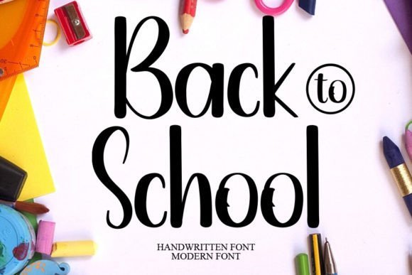 Back to School Font - Featured Image