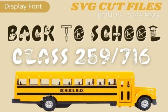 Back to School Font - Featured Image