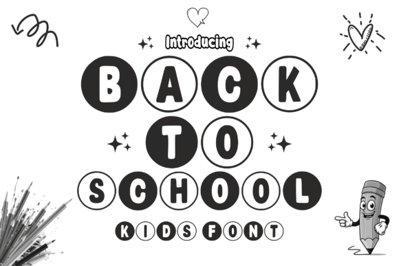 Back to School Font - Featured Image