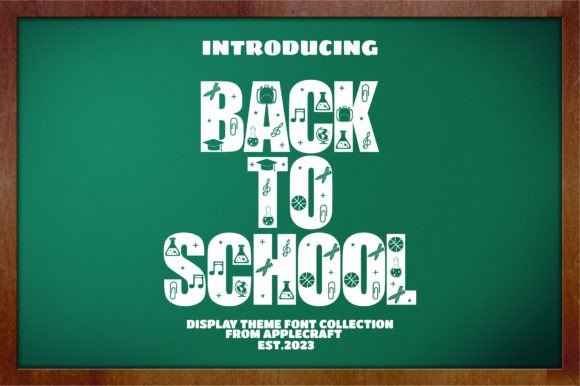 Back to School Font - Featured Image