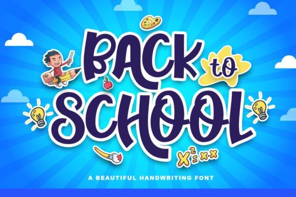 Back to School Font - Featured Image