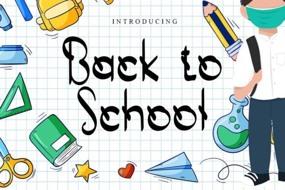 Back to School Font - Featured Image