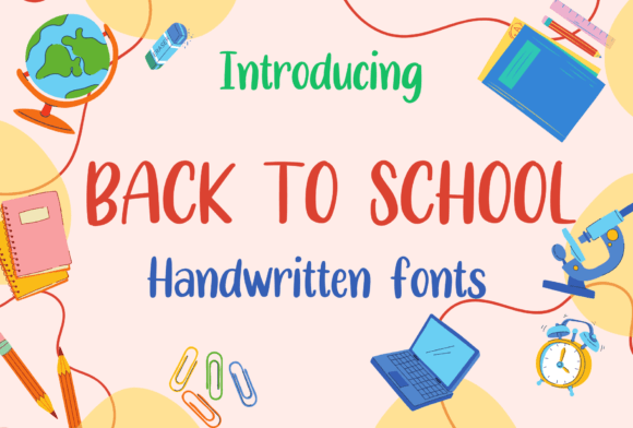 Back to School Font - Featured Image