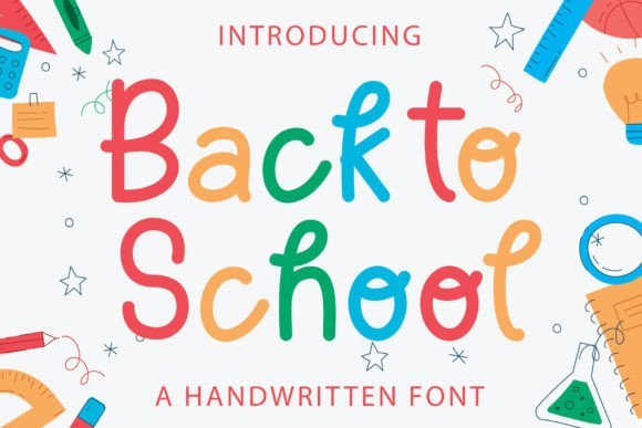 Back to School Font - Featured Image