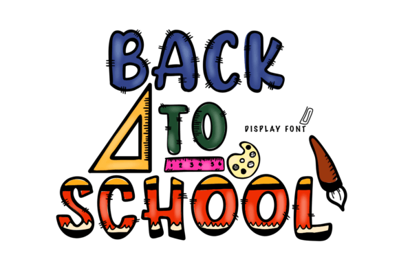 Back to School Font - Featured Image
