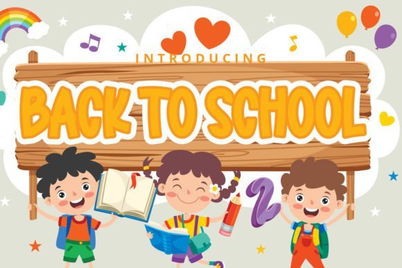 Back to School Font - Featured Image