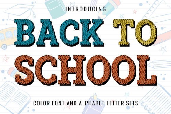 Back to School Font - Featured Image