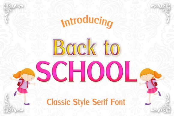 Back to School Font - Featured Image