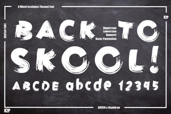 Back to Skool Font - Featured Image