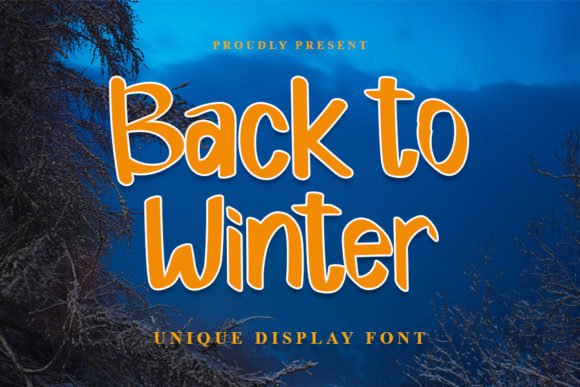Back to Winter Font - Featured Image
