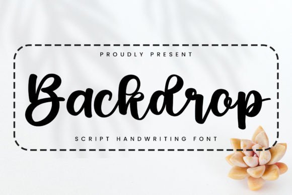 Backdrop Font - Featured Image