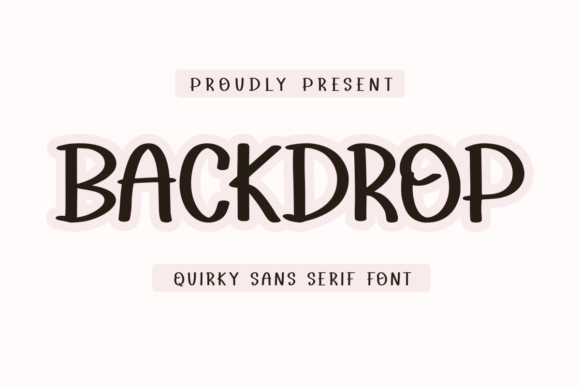 Backdrop Font - Featured Image