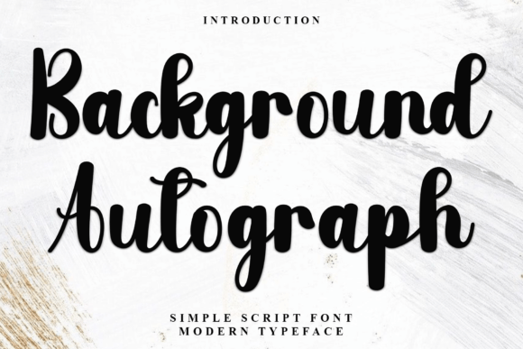 Background Autograph Font - Featured Image