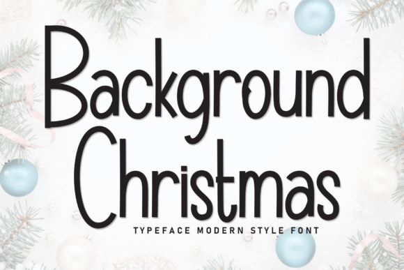 Background Christmas Font - Featured Image