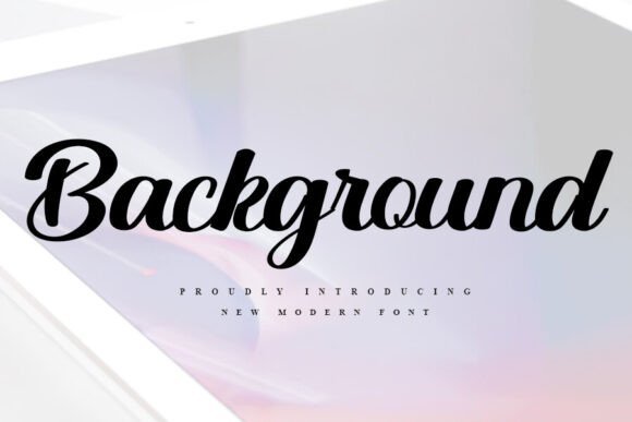 Background Font - Featured Image