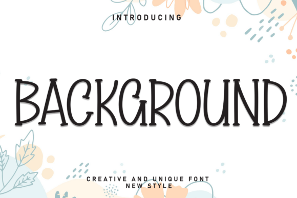 Background Font - Featured Image