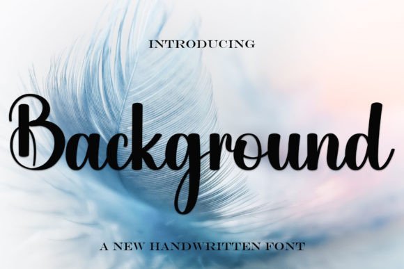 Background Font - Featured Image