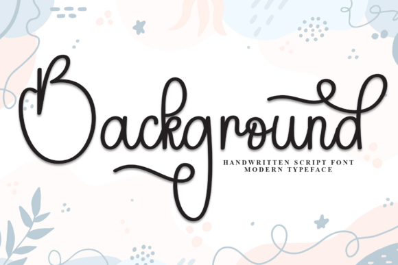 Background Font - Featured Image