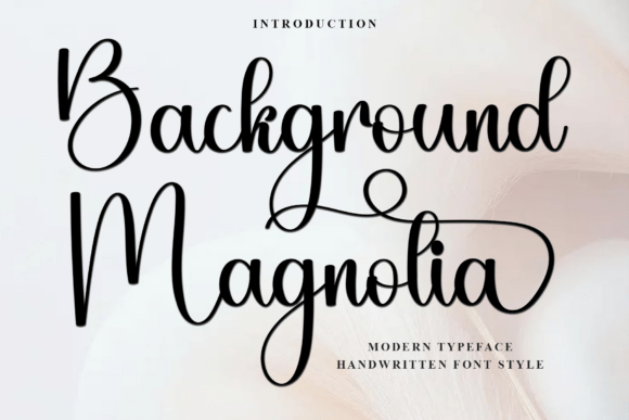 Background Magnolia Font - Featured Image