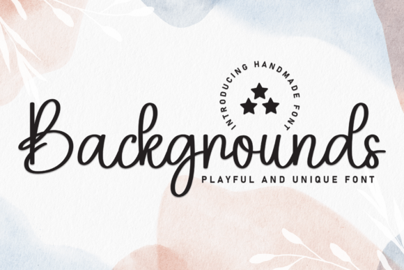 Backgrounds Font - Featured Image