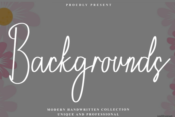 Backgrounds Font - Featured Image