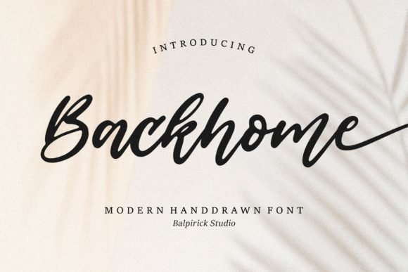 Backhome Font - Featured Image